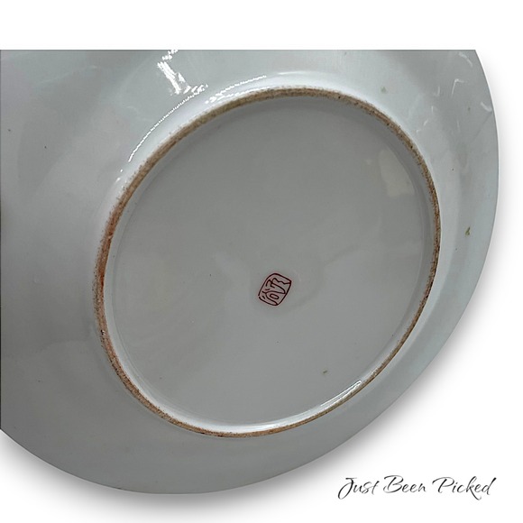 Kutani Japanese Porcelain Plate 6.5" Hand Painted Floral Gold Thousand Flowers - Picture 2 of 2